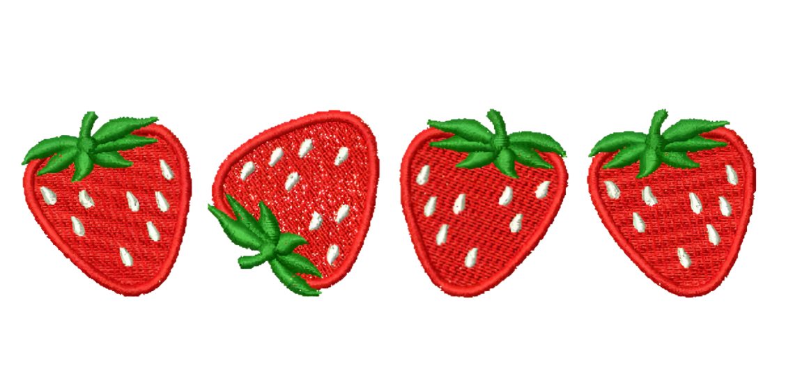 Strawberry Embroidery