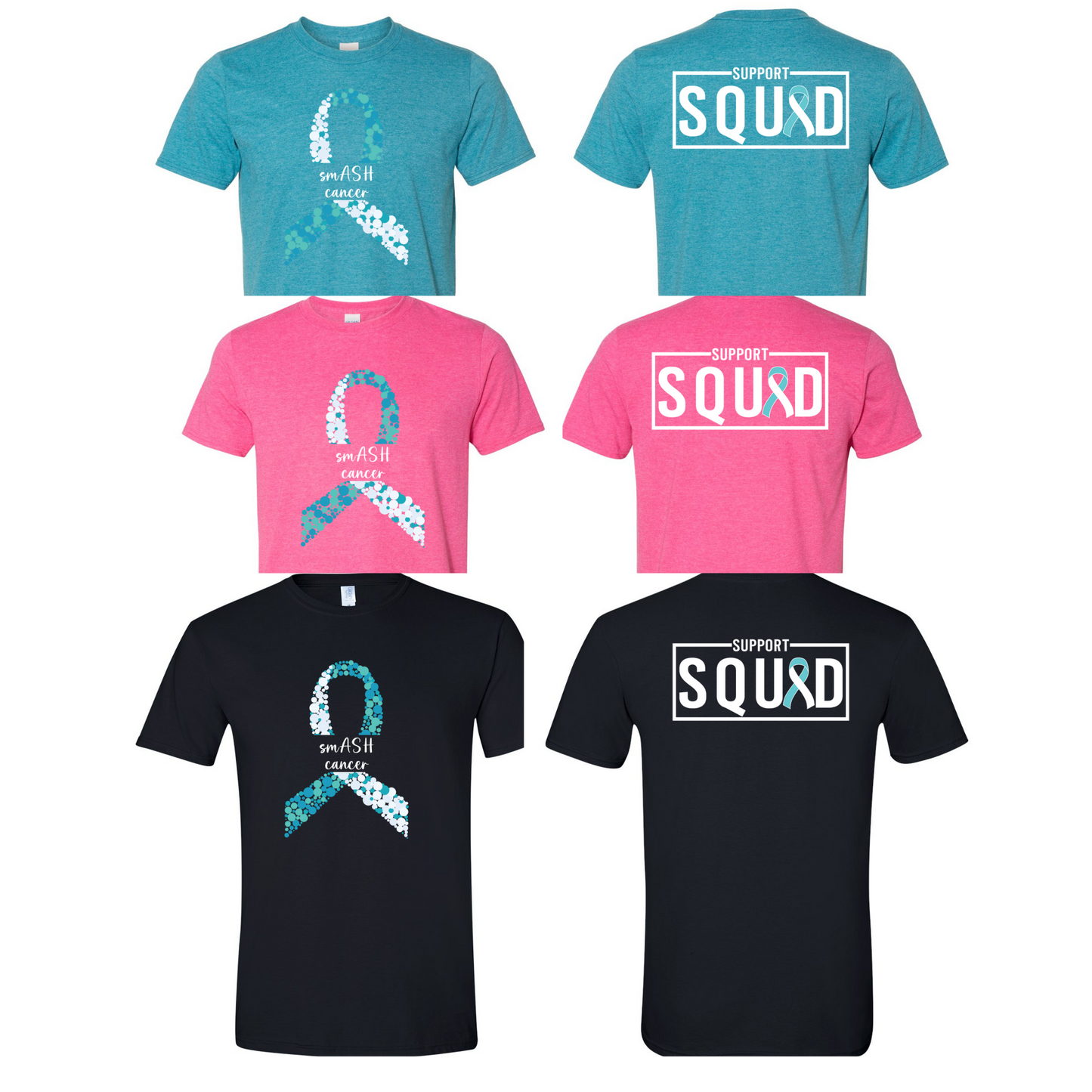 smASH cancer T-shirt